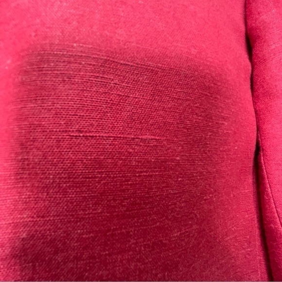 Vintage Y2K Giorgio Sant'Angelo Collectable Gold Red Linen blazer Red Size 6 - Picture 14 of 14